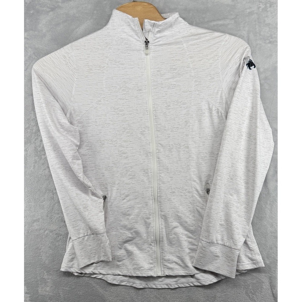 Full Turn Carolina Panthers 30th Year  Full Zip White Jacket Women's Size‎ 2XL